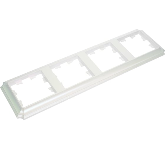 4-постовая рамка Systeme Electric Atlasdesign antique, универсальная, жемчуг ATN100404