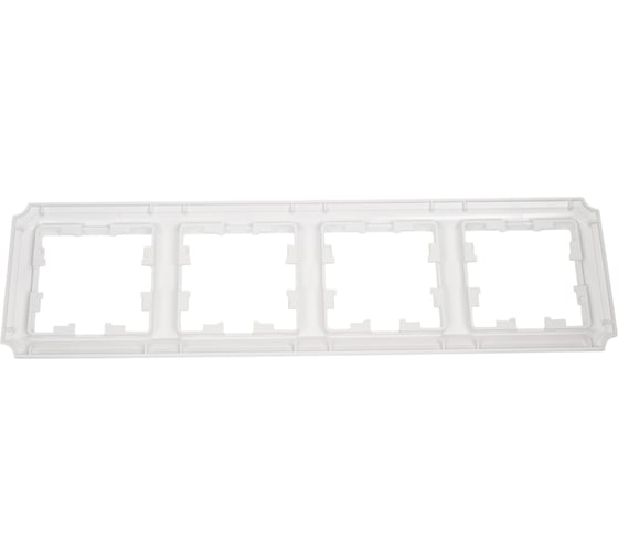 4-постовая рамка Systeme Electric Atlasdesign antique, универсальная, жемчуг ATN100404