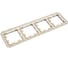 4-постовая рамка Systeme Electric Atlasdesign antique, универсальная, шампань ATN100504 4