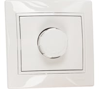 Диммер LEZARD MIRA 500 Вт с фильтром и предохранит белый с белой вставкой 701-0202-117