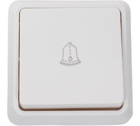 Выключатель GENERICA ОКТАВА 1кл кноп. 10А белый EVO13-K01-10-DC