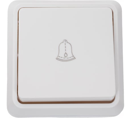 Выключатель GENERICA ОКТАВА 1кл кноп. 10А белый EVO13-K01-10-DC