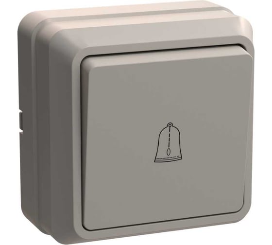 Выключатель GENERICA ОКТАВА 1кл кноп. 10А кремовый EVO13-K33-10-DC 1