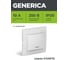 Выключатель GENERICA КВАРТА 1кл в сборе скр,бел с индик EVK11-K01-10-DM 2