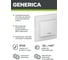 Выключатель GENERICA КВАРТА 1кл в сборе скр,бел с индик EVK11-K01-10-DM 3