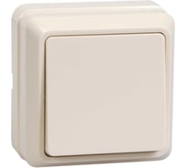 Выключатель GENERICA ОКТАВА 1кл 10А нар. кремовый EVO10-K33-10-DC