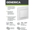 Выключатель GENERICA КВАРТА 2кл в сборе скр,бел EVK20-K01-10-DM 3
