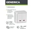 Выключатель GENERICA ОКТАВА 2-кл нар.бел. с инд EVO21-K01-10-DC 2