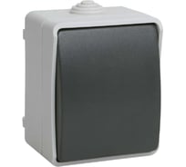 1-кнопочный выключатель IEK ФОРС наружный монтаж IP54 EVS13-K03-10-54-DC
