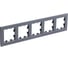 5-ая рамка Systeme Electric Atlasdesign nature мрамор айс грей ATN343205 1