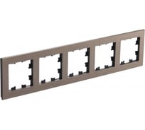 5-ая рамка Systeme Electric Atlasdesign nature металл латунь ATN312205
