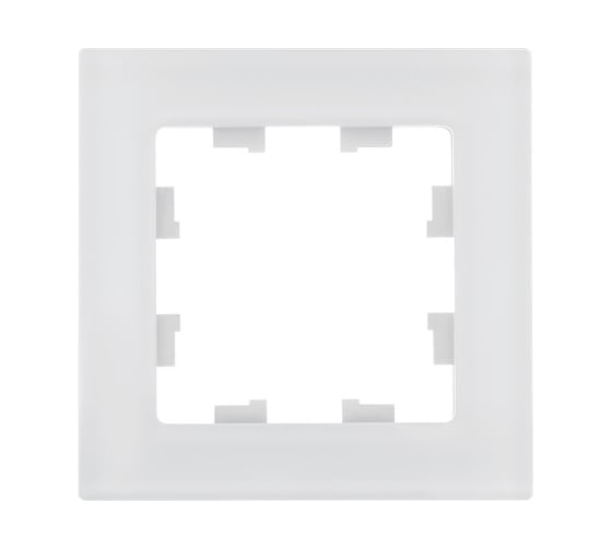 1-ая рамка Systeme Electric Atlasdesign nature натуральное стекло белый ATN360101