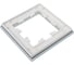 1-ая рамка Systeme Electric Atlasdesign nature натуральное стекло белый ATN360101 4