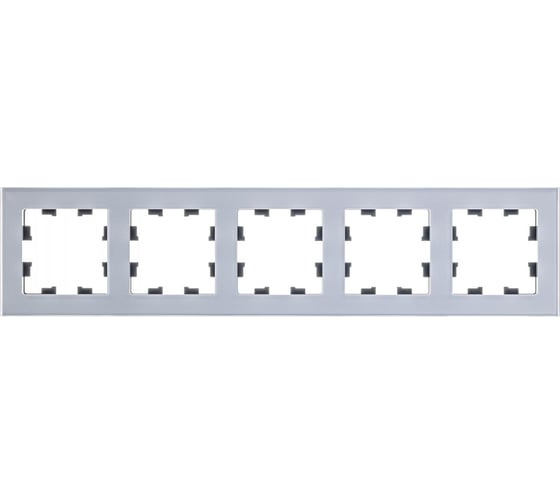 5-ая рамка Systeme Electric Atlasdesign nature стекло алюминий ATN320305