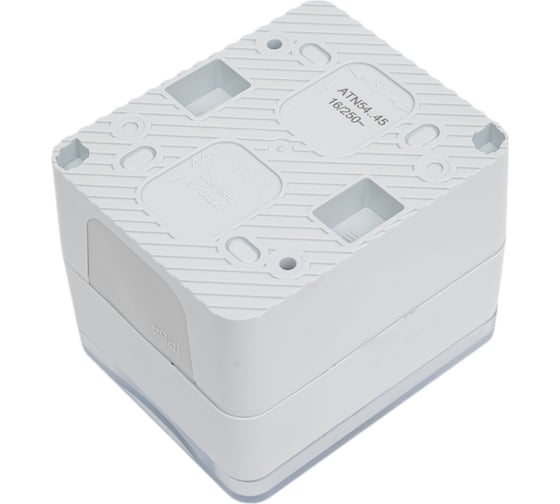 Розетка Systeme Electric Atlasdesign profi ip54 о/у с заземлением со шторками 16а 250в, серый ATN543045