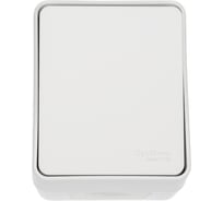 1-клавишный кнопочный выключатель Systeme Electric Atlasdesign profi ip54 о/у 10 ах, белый ATN540115