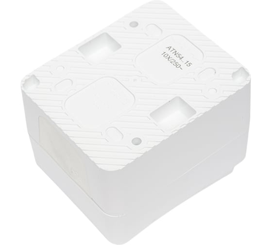 1-клавишный кнопочный выключатель Systeme Electric Atlasdesign profi ip54 о/у 10 ах, белый ATN540115