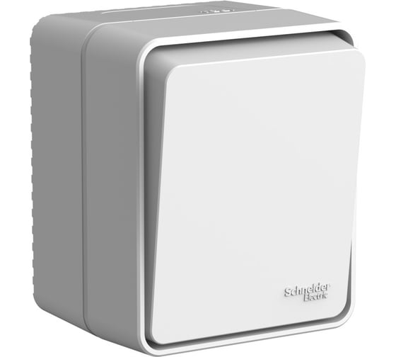 1-клавишный выключатель с самовозвратом Systeme Electric Atlasdesign profi ip54 о/у 10 ах, серый ATN543015