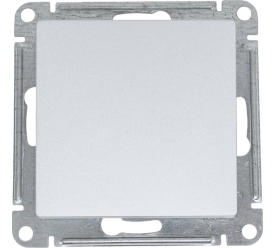 1 клавишный переключатель Systeme Electric Atlasdesign aqua алюминий ip44, сх.6, 10ах ATN440361