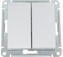 2-х клавишный выключатель Atlasdesign aqua алюминий ip44, сх.6, 10ах Systeme Electric ATN440351