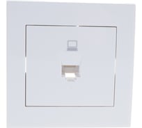 Компьютерная розетка LEZARD RAIN белый 703-0202-139