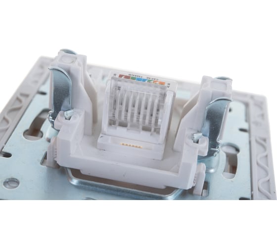 Компьютерная розетка LEZARD RAIN белый 703-0202-139