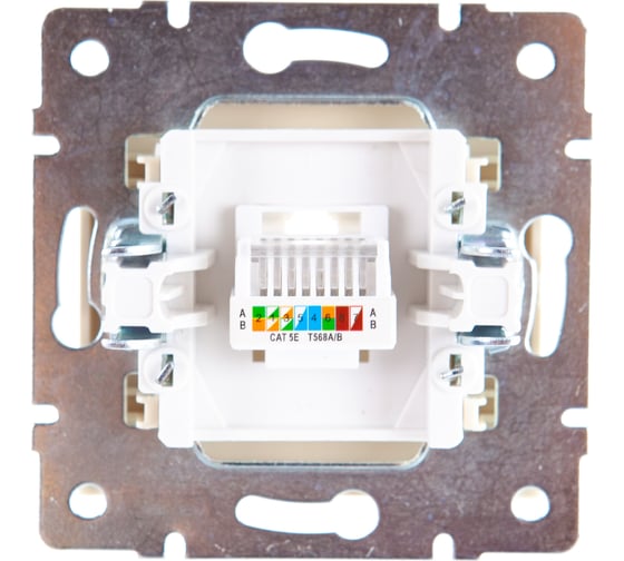Компьютерная розетка LEZARD RAIN крем 703-0388-139