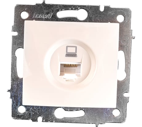Компьютерная розетка LEZARD KARINA крем 707-0388-139