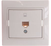 Компьютерная розетка LEZARD MIRA крем со вставкой 701-0303-139