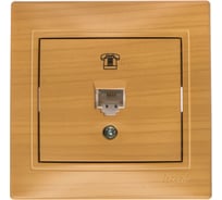 Телефонная розетка LEZARD MIRA евро ясень 701-4747-137