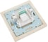 Телефонная розетка LEZARD RAIN евро крем 703-0303-137 3
