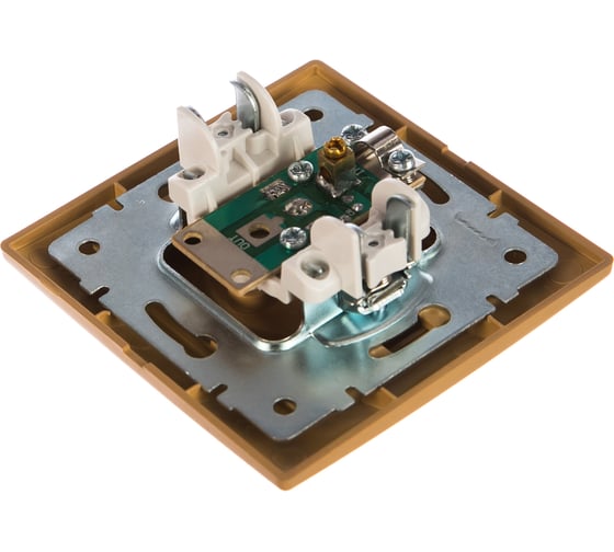 Телевизионная розетка LEZARD MIRA оконечная ясень 701-4747-130