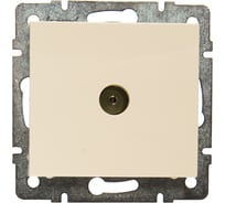 Телевизионная розетка LEZARD RAIN оконечная крем 703-0388-130