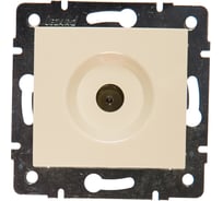 Телевизионная розетка LEZARD KARINA проходная крем 707-0388-129