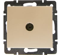 Телевизионная розетка LEZARD RAIN оконечная жемчужно-белый перламутр 703-3088-130