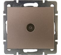 Телевизионная розетка LEZARD RAIN окон-я цв. бронза матовый 703-3188-130
