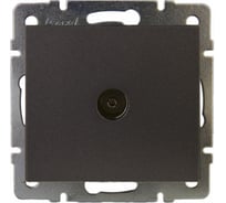 Телевизионная розетка LEZARD RAIN окон-я цв. черный графит матовый 703-4188-130