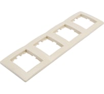 Четырехместная вертикальная рамка LEZARD KARINA б/ вст крем 707-0300-154