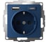Розетка 16а c 2 usb a+с Systeme Electric Atlasdesign аквамарин 5в/2,4а, 2x5в/1,2а ATN001132 2