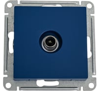 Оконечная tv розетка Systeme Electric Atlasdesign аквамарин 1db ATN001191