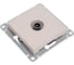 Проходная tv розетка Systeme Electric Atlasdesign песочный 4db ATN001292 2