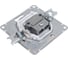 Проходная tv розетка Systeme Electric Atlasdesign песочный 4db ATN001292 4