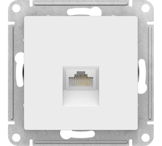 Компьютерная розетка rj45 Systeme Electric Atlasdesign лотос кат. 6a, механизм ATN001386