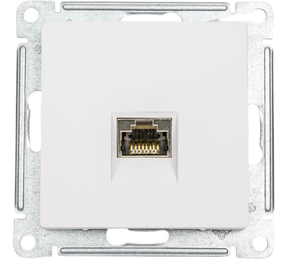 Компьютерная розетка rj45 Systeme Electric Atlasdesign лотос кат. 6a, механизм ATN001386