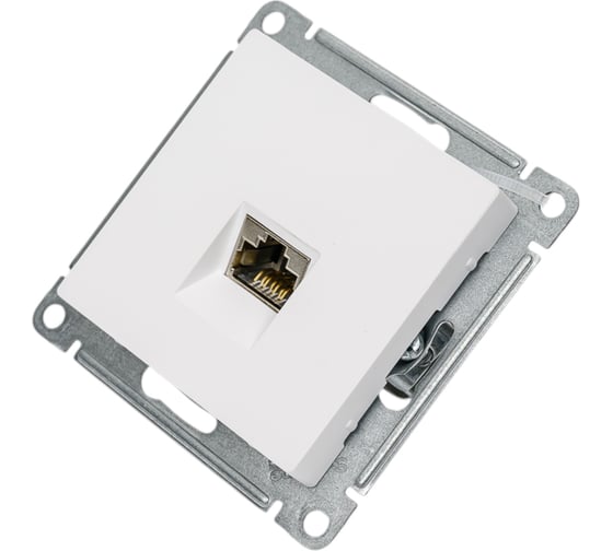 Компьютерная розетка rj45 Systeme Electric Atlasdesign лотос кат. 6a, механизм ATN001386