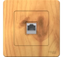 Компьютерная розетка rj45 Systeme Electric Blanca с/у ясень BLNIS045005