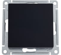 1-клавишный выключатель Systeme Electric Atlasdesign карбон 2-полюсный, 10а, механизм ATN001021