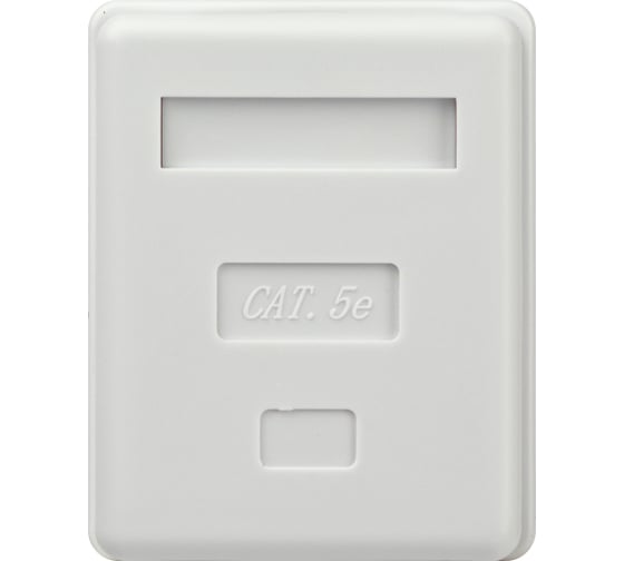 Компьютерная розетка ЭРА RJ45 категория 5е экранированная, 1 порт Б0056903