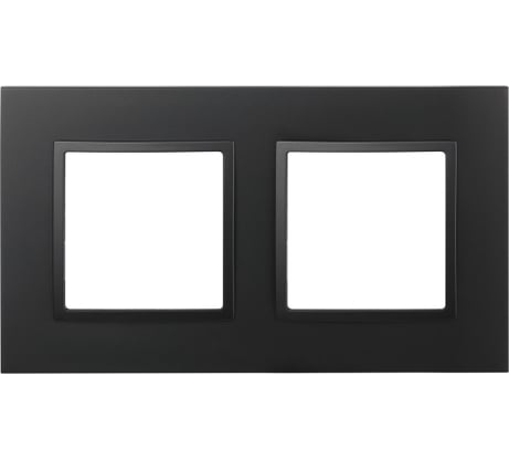 Рамка для розеток и выключателей ЭРА Elegance 14501205 Classic, на 2 поста, антрацит Б0060580