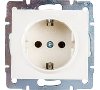 Розетка LEZARD RAIN с/ з керамика крем 703-0388-122